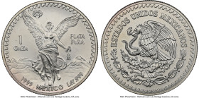 Estados Unidos Pair of Certified silver "Libertad" Onzas MS67 NGC, 1) 1995-Mo, Mexico City mint, KM494.4. Libertad 2) 1996-Mo, Mexico City mint, KM613...