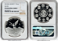 Estados Unidos 5-Piece Certified silver Proof "Libertad" Onza Set 2016-Mo Ultra Cameo NGC, 1) 1 Onza - PR69 Ultra Cameo 2) 1/2 Onza - PR69 Ultra Cameo...