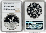 Estados Unidos 5-Piece Certified silver Proof "Libertad" Onza Set 2017-Mo Ultra Cameo NGC, 1) 1 Onza - PR68 Ultra Cameo 2) 1/2 Onza - PR69 Ultra Cameo...