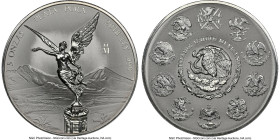 Estados Unidos Pair of silver Reverse Proof "Libertad" Multiple Onza Set 2018-Mo PR69 NGC, 1) 5 Onzas - PR69 2) 2 Onzas - PR69 Mexico City mint. Accom...