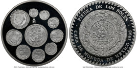 Estados Unidos silver Proof "New Peso - Aztec Calendar" 5 Onzas 1993-Mo PR68 Ultra Cameo NGC, Mexico City mint. Only 8 higher graded examples in the N...