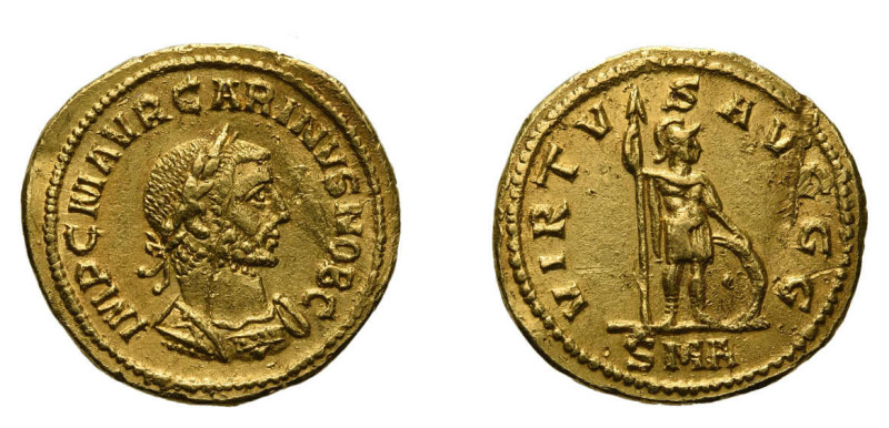 Römische Kaiserzeit. Carinus, 283-285, Aureus, Antiochia, Vs.: IMP C M AVR CARIN...