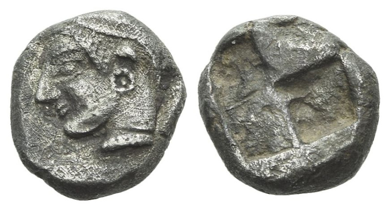 Ionia, Phocaea Diobol circa 500-480, AR 9.00 mm., 1.22 g.

VF