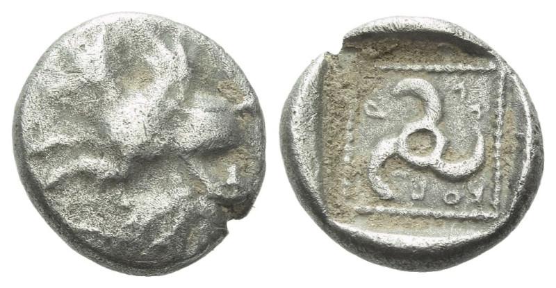 Lycia, Dynasty of Lycia Diobol circa 470-440, AR 10.00 mm., 1.17 g.
dynasts of ...