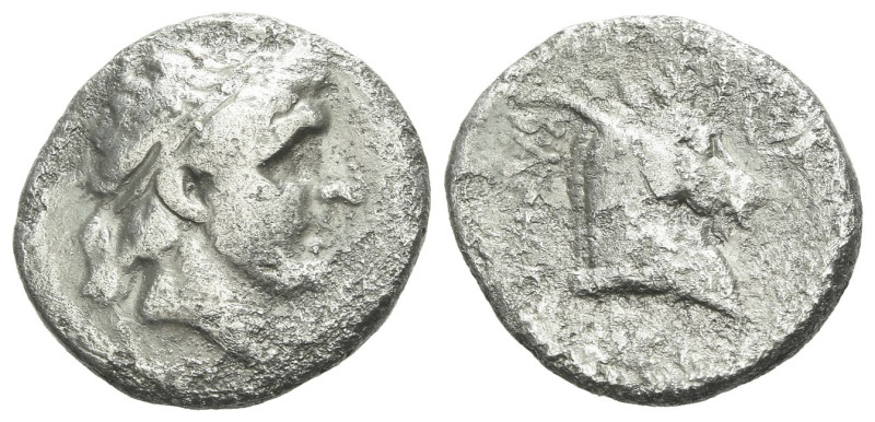 The Seleucid Kings, Antiochus I, 294-261 Aï Khanoum Drachm circa 294-261, AR 16....