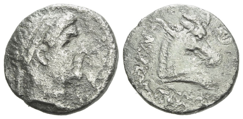 The Seleucid Kings, Antiochus I, 294-261 Aï Khanoum Drachm circa 294-261, AR 15....