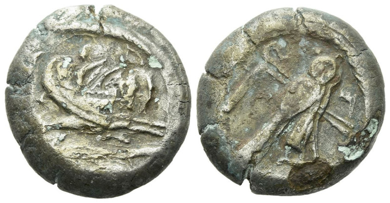 Phoenicia, Tyre Shekel circa 349-332, AR 21.00 mm., 10.57 g.

Good Fine