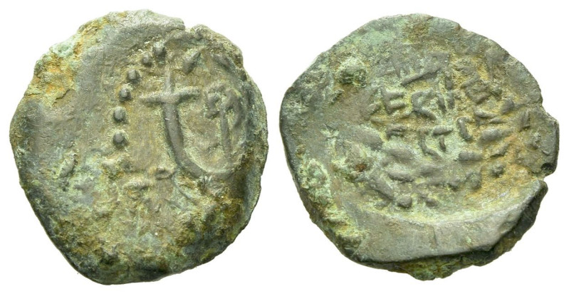 Judaea, John Hyrkanos I, 135-104 Jerusalem Prutah 135-104, Æ ,

VF