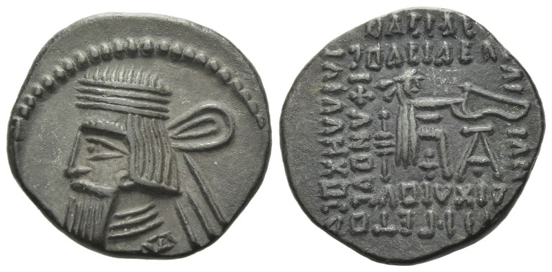 Parthia, King Artabanos II, 10-38 Ecbatana Drachm 10-38, AR 20.00 mm., 3.33 g.
...