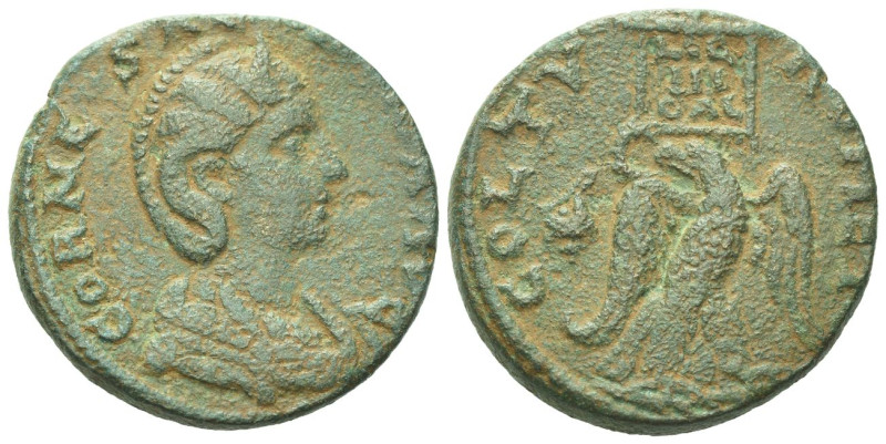 Phoenicia, Tyre Salonina, wife of Gallienus Bronze circa 254-268, Æ 26.00 mm., 1...