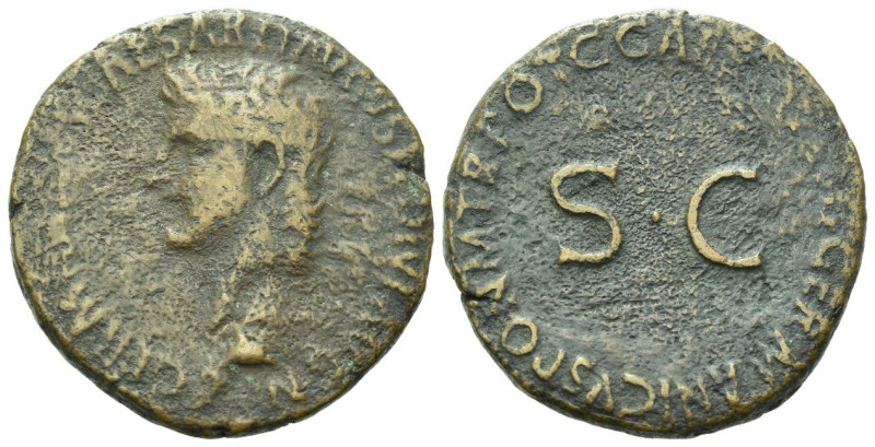 Germanicus, father of Gaius As Rome circa 40-41, Æ 26.00 mm., 9.83 g.

Good Fi...