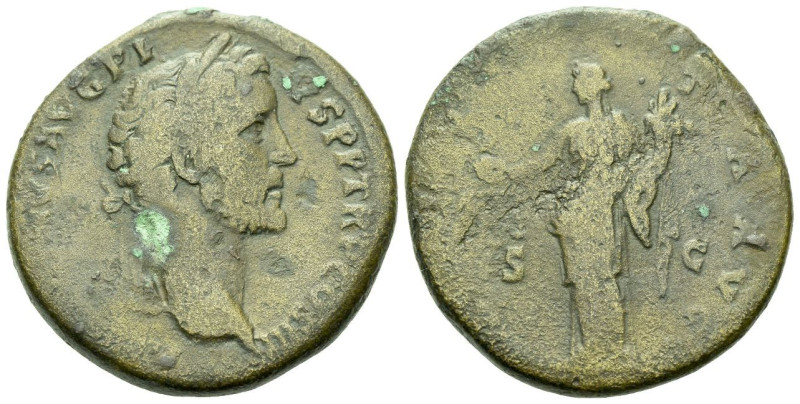 Antoninus Pius, 138-161 Sestertius 138-161, Æ 32.00 mm., 20.58 g.

Good Fine