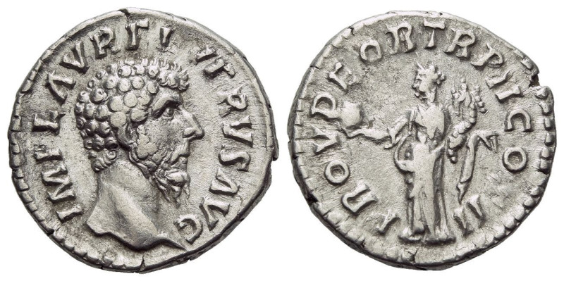 Lucius Verus, 161-169 Denarius 161-169, AR 17.00 mm., 3.30 g.

Minor areas of ...