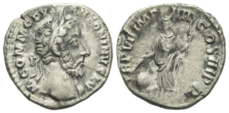 Commodus, 177-192 Denarius 177-192, AR 17.00 mm., 2.89 g.

VF