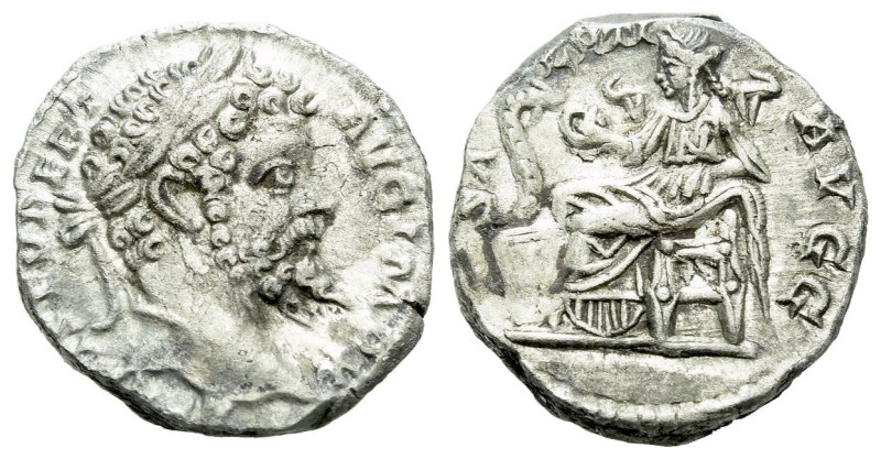 Septimius Severus, 193-211 Denarius circa 193-211, AR 17.00 mm., 2.61 g.

Abou...