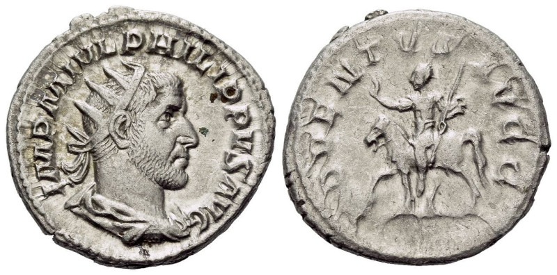 Philip I, 244-249 Antoninianus Rome 244-249, AR 21.00 mm., 4.11 g.

Struck fro...