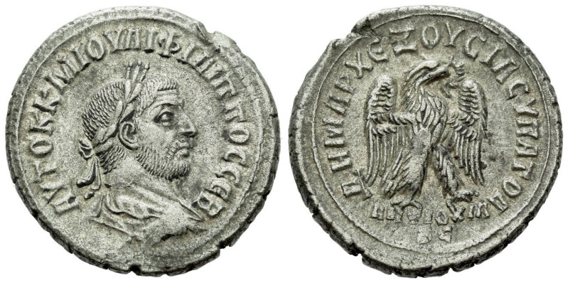 Philip I, 244-249 Tetradrachm Antiochia circa 244-247, AR 27.00 mm., 11.47 g.
...