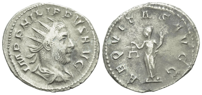 Philip I, 244-249 Antoninianus Rome circa 244-248, AR 22.00 mm., 3.65 g.

VF