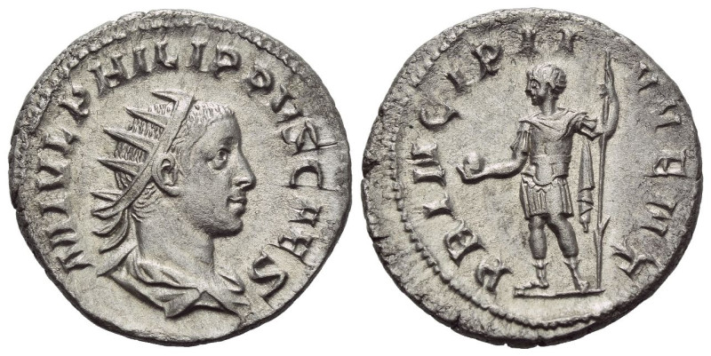 Philip II caesar, 246-247 Antoninianus Rome circa 246-247, billon 21.00 mm., 4.8...