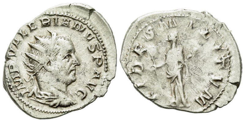 Valerian I, 253-260 Antoninianus Viminacium 253-260, AR 24.00 mm., 3.68 g.

Go...