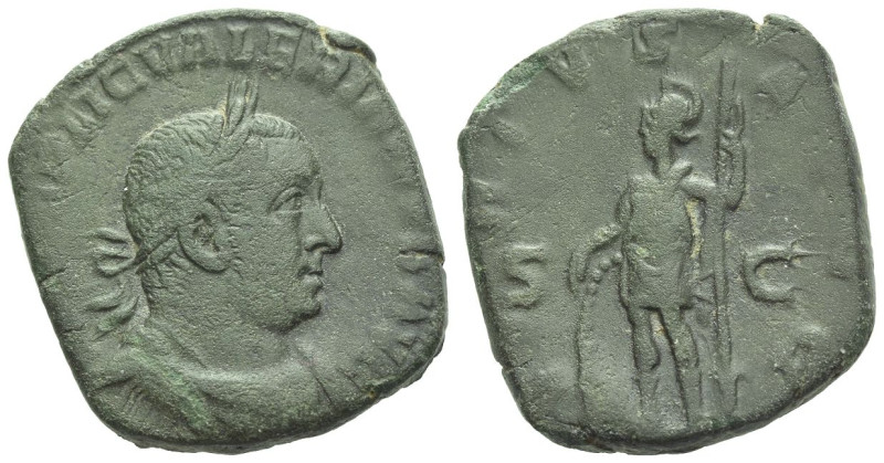 Valerian I, 253-260 Sestertius Rome circa 253-260, Æ 26.00 mm., 16.88 g.

VF