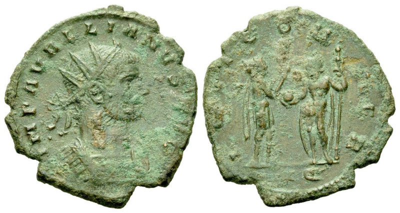 Aurelian, 270-275 Antoninianux 270-275, billon 22.00 mm., 2.95 g.

Green depos...