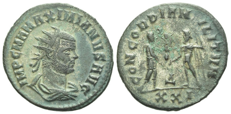 Maximianus Herculius, first reign 286-305 Antoninianus circa 286-305, billon 21....