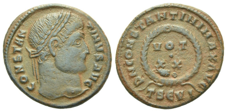 Constantine I, 307-337 Follis Thessalonica 307-337, Æ 19.00 mm., 3.16 g.

VF