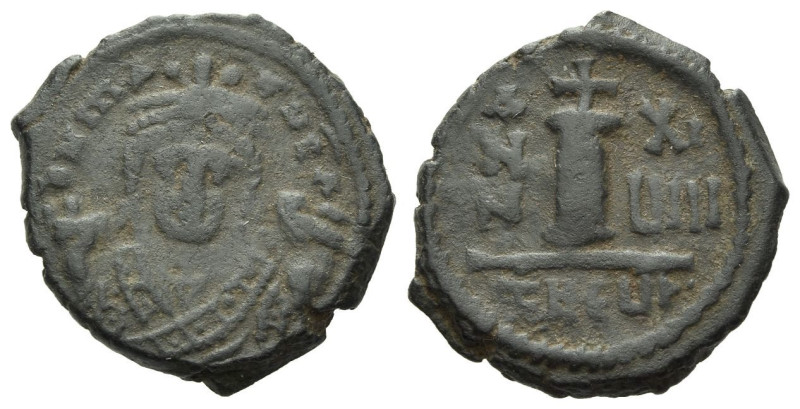 Maurice Tiberius, 582-602 Decanummium Theoupolis (Antiochia) 582-602, Æ 18.00 mm...