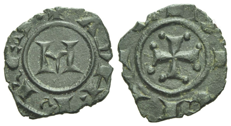 Italy, Messina, Manfredi di Svevia, 1258-1266 Denaro 1258-1266, billon 15.00 mm....