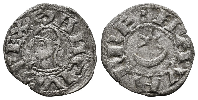 Kingdom of Navarre. Sancho el Fuerte (1194-1234). Dinero. Navarre. (Cru-224). Bi...