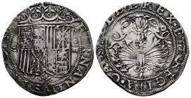 Catholic Kings (1474-1504). 4 reales. Sevilla. (Cal-564). Ag. 13,67 g. "Square d" assayer on reverse. Delicate patina. VF. Est...250,00. 

Spanish D...