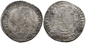 Philip II (1556-1598). 1 escudo felipe. 1561. Nimega. (Tauler-1180). (Vti-1192). (Vanhoudt-265.NIJ). Ag. 33,79 g. Toned. Scarce. VF. Est...320,00. 
...