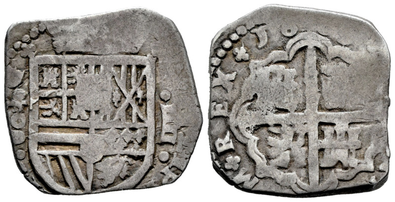 Philip III (1598-1621). 4 reales. 1614 o 1615. Toledo. (Cal-tipo 156). (Jarabo-S...