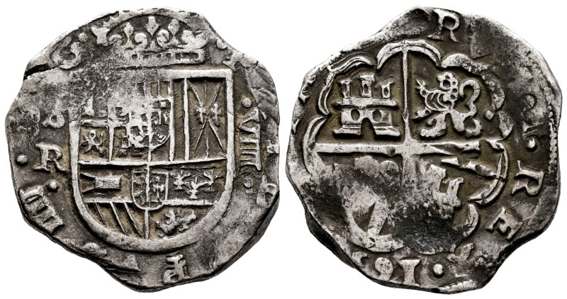 Philip IV (1621-1665). 8 reales. 163¿6?. Sevilla. R. (Cal-1649). (Jarabo-Sanahuj...