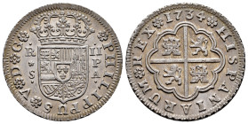 Philip V (1700-1746). 2 reales. 1734. Sevilla. PA. (Cal-990). Ag. 5,92 g. Nice example. Almost XF. Est...150,00. 

Spanish Description: Felipe V (17...