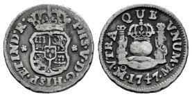 Ferdinand VI (1746-1759). 1/2 real. 1747. Mexico. M. (Cal-79). Ag. 1,63 g. Almost VF. Est...45,00. 

Spanish Description: Fernando VI (1746-1759). 1...