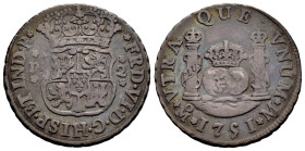 Ferdinand VI (1746-1759). 2 reales. 1751/41. Mexico. M. (Cal-290). Ag. 6,64 g. Clear overdate. Patina. Lightly toned. VF. Est...100,00. 

Spanish De...
