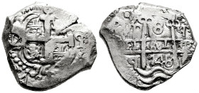 Ferdinand VI (1746-1759). 8 reales. 1748. Potosi. q. (Cal-510). Ag. 26,15 g. Double date and triple assayer. This coin is exempt from any export licen...