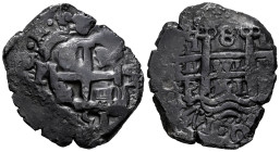 Ferdinand VI (1746-1759). 8 reales. 1751. Potosi. q. (Cal-518). Ag. 25,55 g. Triple date. Dark patina. Almost VF/VF. Est...300,00. 

Spanish Descrip...