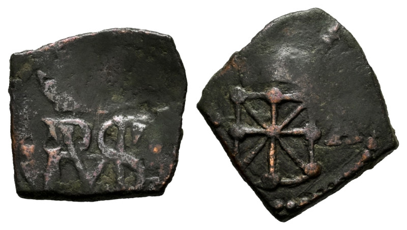 Philip IV (1621-1665). Cornado. Pamplona. (Cal-60). (Ros-4.5.10). Anv.: Crowned ...