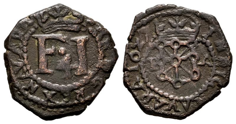 Philip IV (1621-1665). 4 cornados. 1627. Pamplona. (Cal-81). (Ros-4.5.19/1). Anv...