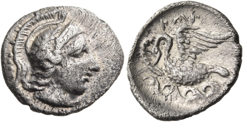 SICILY. Panormos (as Ziz). Circa 400-380 BC. Litra (Silver, 12 mm, 0.66 g, 3 h)....