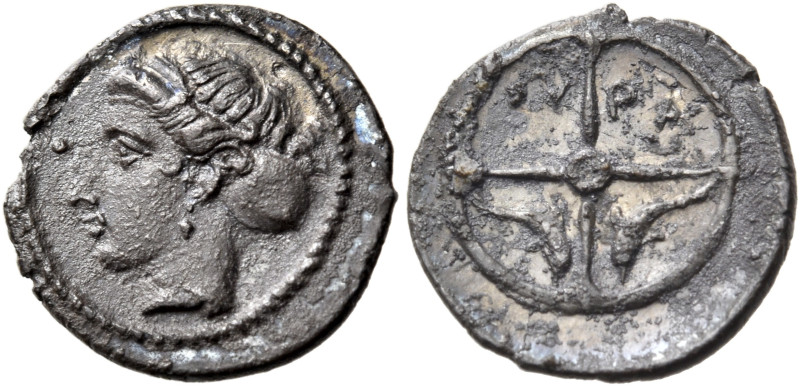 SICILY. Syracuse. Dionysios I, 405-367 BC. Hemilitra (Silver, 10 mm, 0.34 g, 3 h...