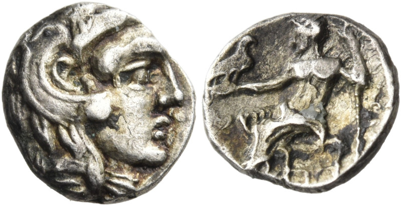 KINGS OF MACEDON. Alexander III 'the Great', 336-323 BC. Hemiobol (Silver, 8 mm,...