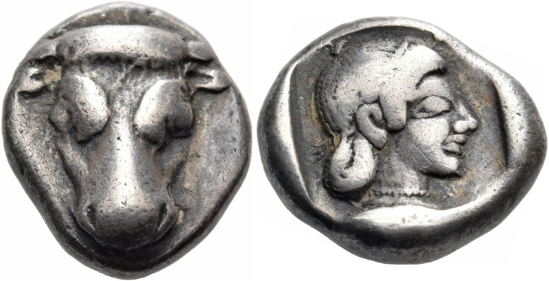 PHOKIS, Federal Coinage. Lilaia. 480-478 BC. Triobol (Silver, 13.5 mm, 3.06 g, 3...