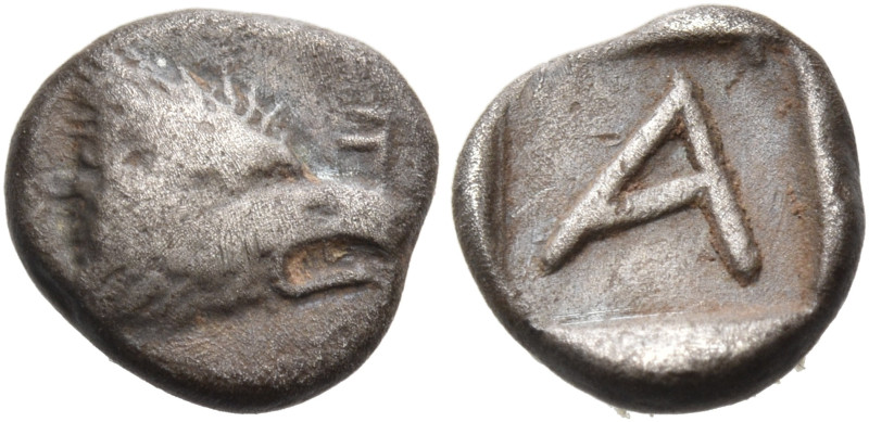 ELIS. Olympia. 91st-94th Olympiad, 416-404 BC. Hemiobol (Silver, 8 mm, 0.50 g, 9...