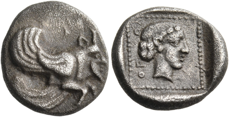 CARIA, Dynasts of Caria. Orou, Circa 470-450 BC. 1/8 Stater (Silver, 11 mm, 1.35...