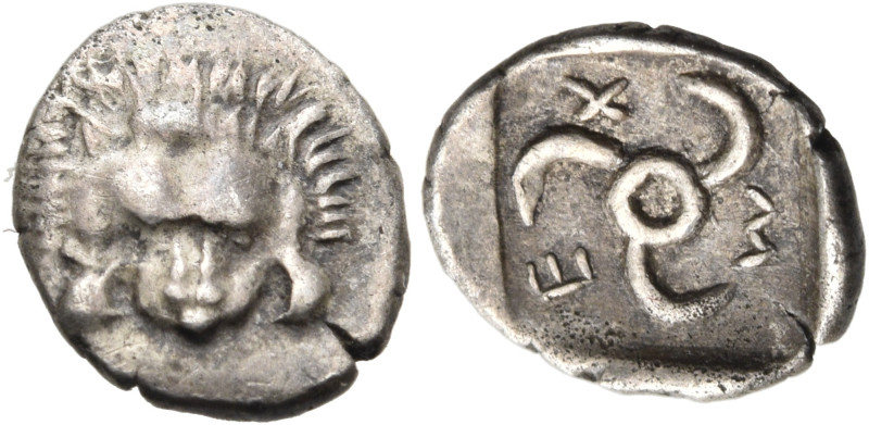 DYNASTS OF LYCIA. Mithrapata, circa 390-370 BC. Hemiobol (Silver, 8 mm, 0.35 g, ...