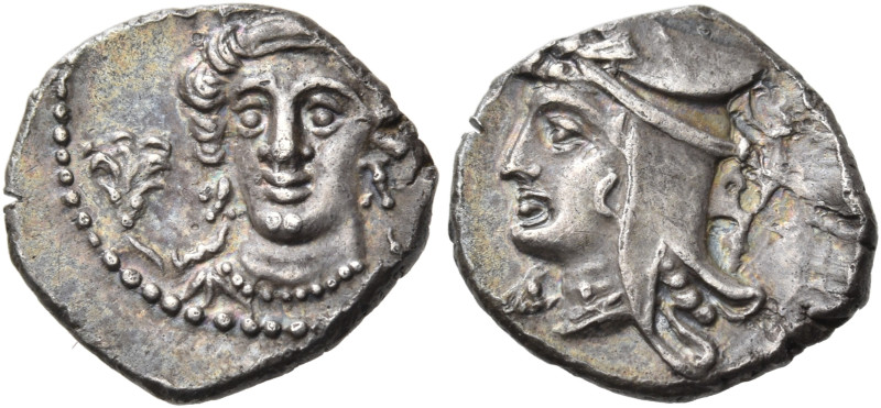 CILICIA. Uncertain mint. Circa 375-333 BC. Obol (Silver, 11 mm, 0.80 g, 6 h). He...